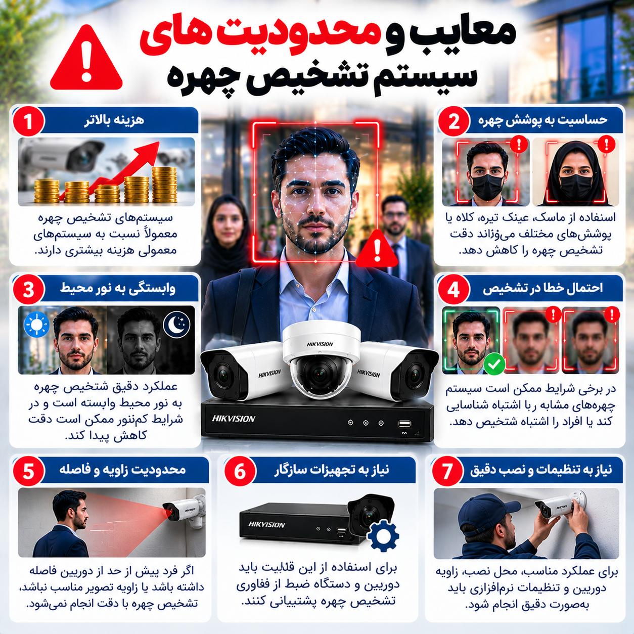 پکیج دوربین مداربسته با تشخیص چهره چه کاربردی دارد؟